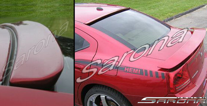 Custom Dodge Charger Roof Wing  Sedan (2005 - 2010) - $219.00 (Manufacturer Sarona, Part #DG-011-RW)